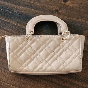 Cannage Style Patent Leather Bag